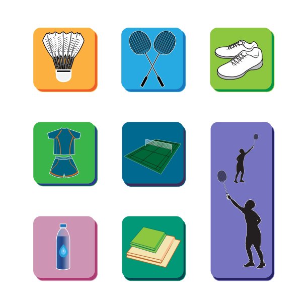 羽毛球con组图片下载