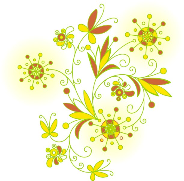 花卉背景设计图片下载