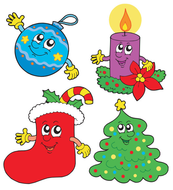 可爱圣诞插画集图片下载