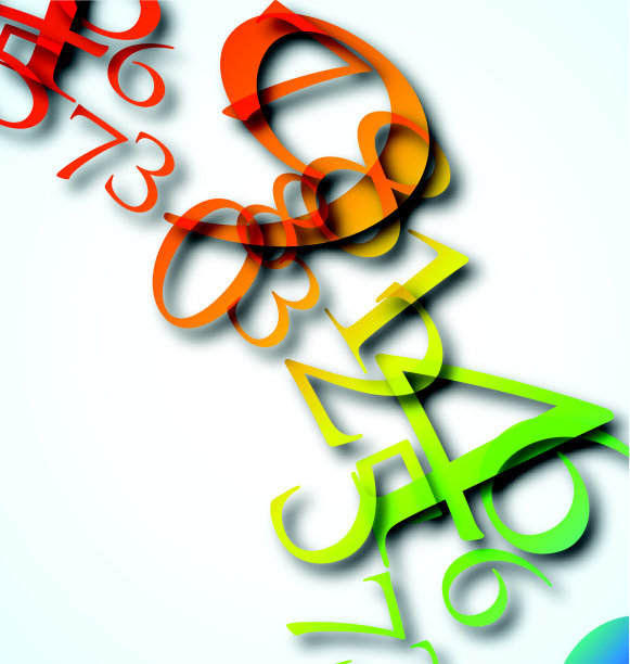 抽象色数背景图片下载