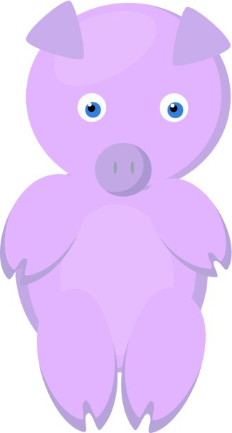 粉红色的猪图片下载