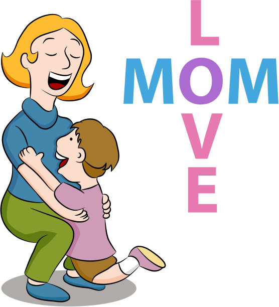 妈妈爱儿子图片下载