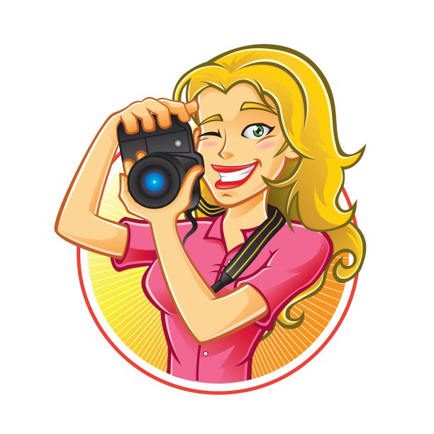 女摄影师图片下载