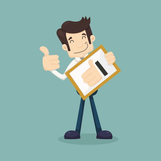 商人竖起大拇指图片下载