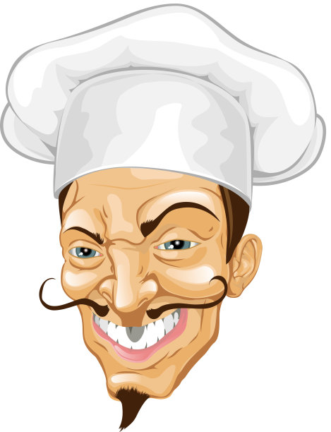 卡通厨师插图图片下载
