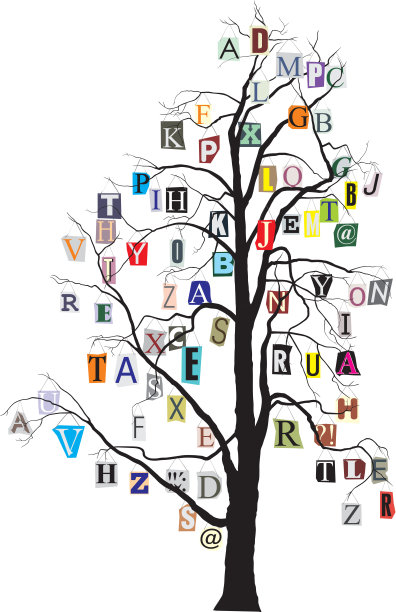 字母树图片下载