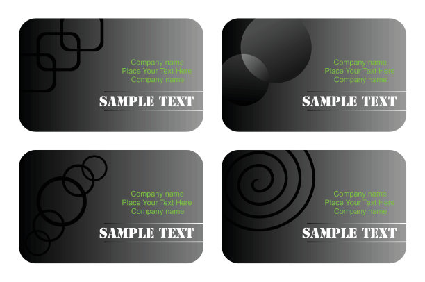 名片模板集图片下载