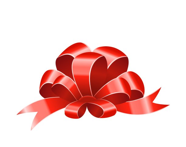 红色的蝴蝶结图片下载