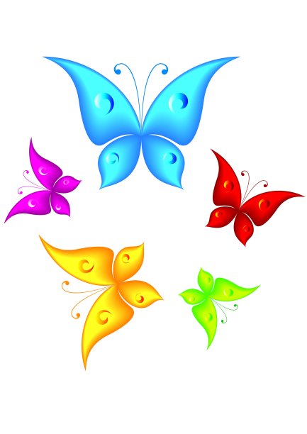 卡通的蝴蝶图片下载