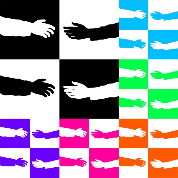 向量集合的帮助之手图片下载