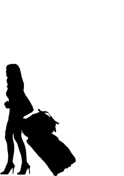 性感女孩插图图片下载