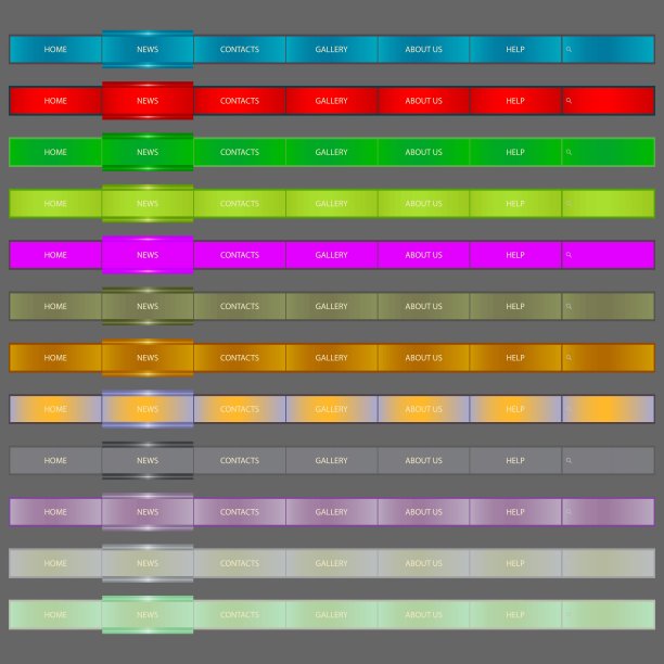 网页元素导航栏。图片下载