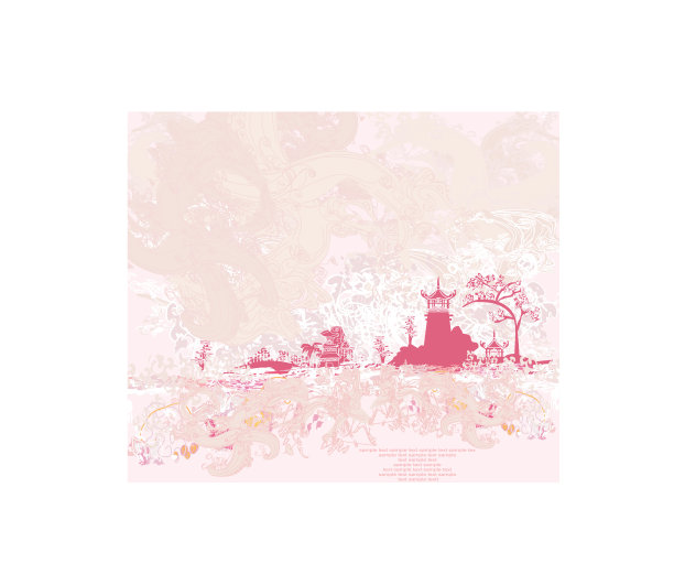 亚洲风景杂志的旧报纸图片下载