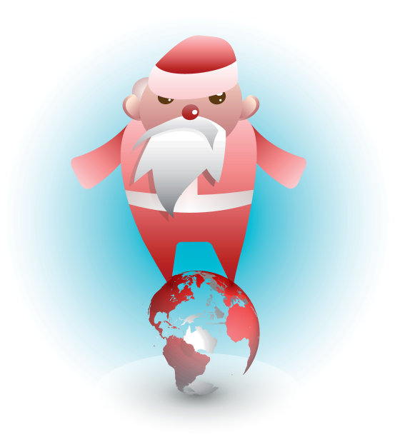 全球圣诞老人图片下载