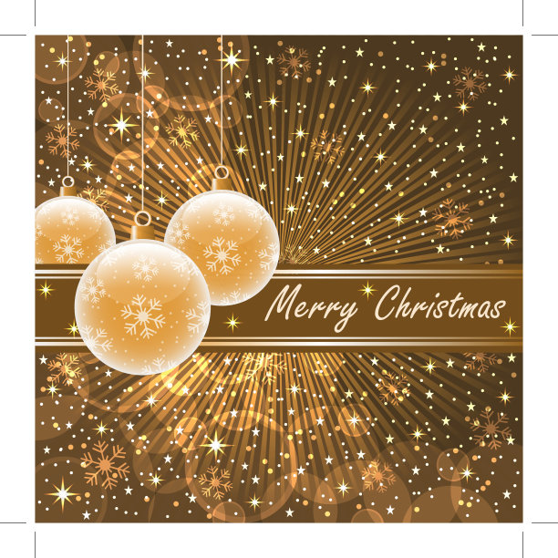 圣诞球黄金图片下载