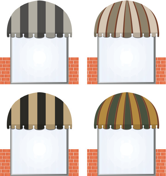 矢量遮雨篷图片下载