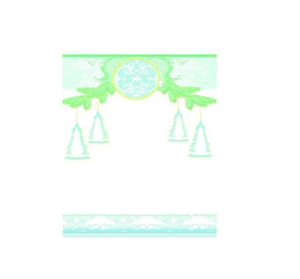 圣诞框架风格卡片图片下载