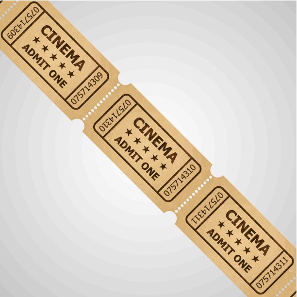 电影票。图片下载