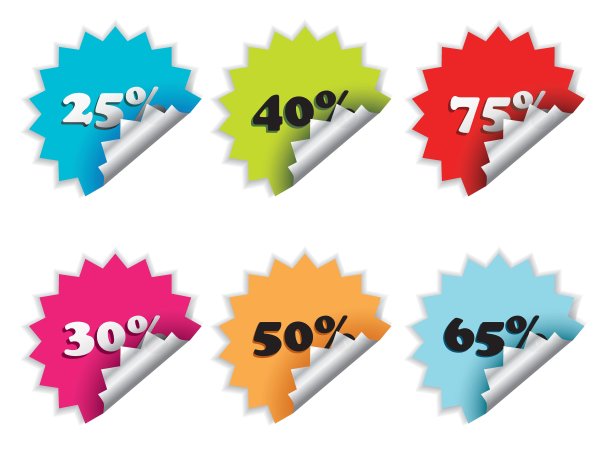 星星形状的贴纸图片下载