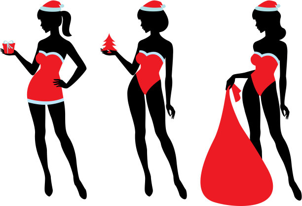 圣少女剪影图片下载