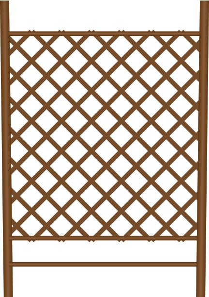 风格花园篱笆图片下载