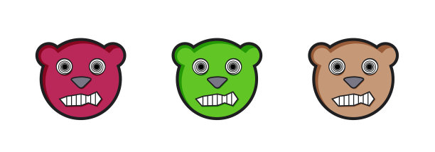 愤怒的泰迪熊图片下载