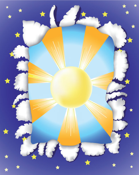 晴天和黑夜图片下载