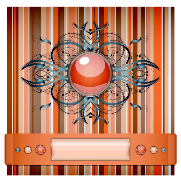 橙色-灰色背景与模式。图片下载