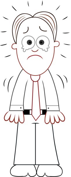 卡通商人哭图片下载