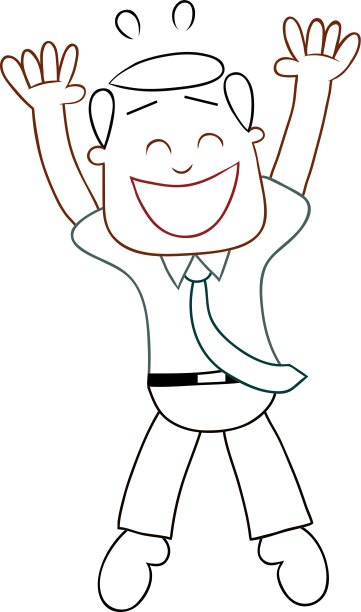 商人高兴图片下载