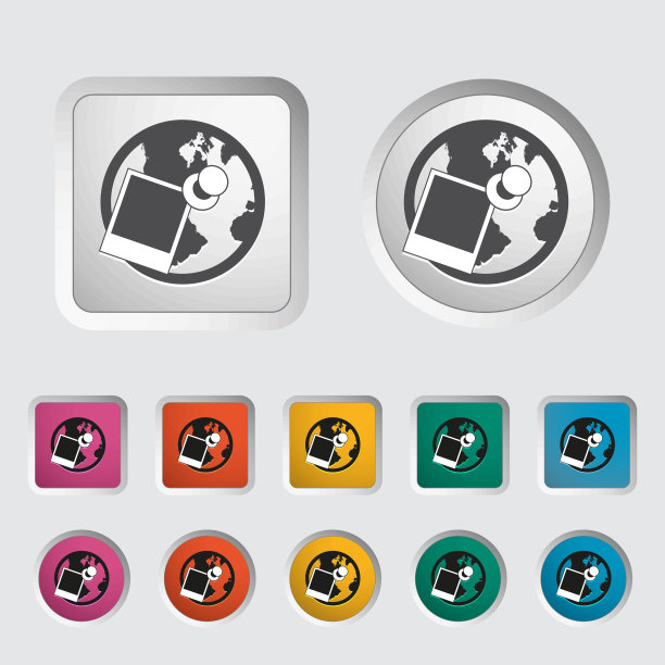 Geotegirovanie单个图标。图片下载