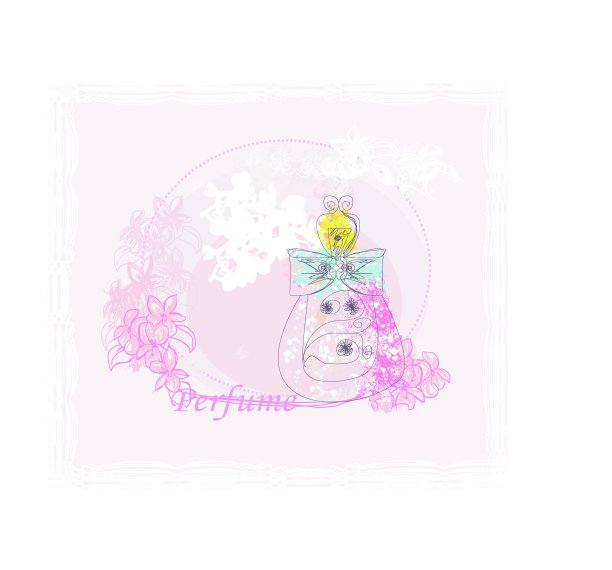 带有花香的香水图片下载
