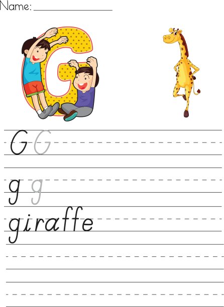 字母工作表图片下载