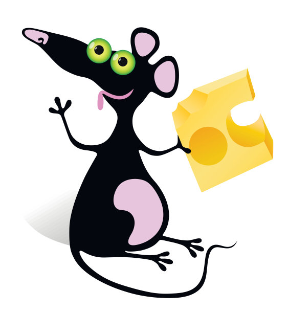 老鼠和一块奶酪图片下载