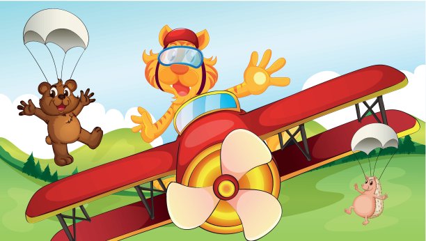 动物和飞机图片下载