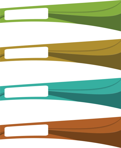 向量颜色横幅集图片下载