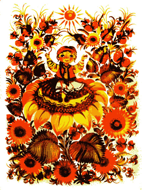 向日葵女孩图片下载