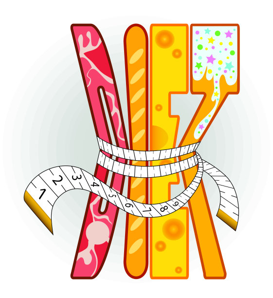 用卷尺测量饮食图片下载