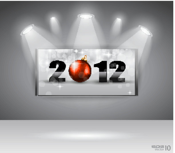 2012年新年庆祝电影展板图片下载