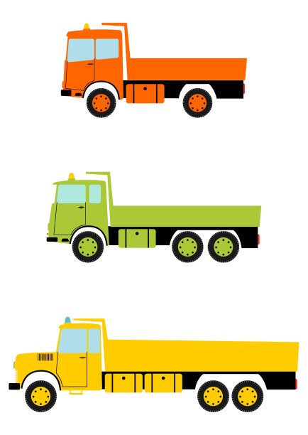 翻斗卡车。图片下载