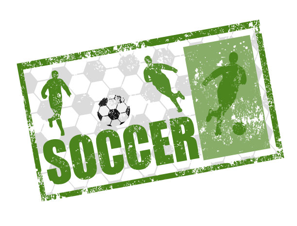 足球的邮票图片下载