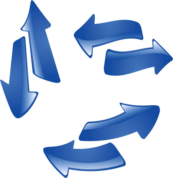 抽象矢量箭头eps 8图片下载