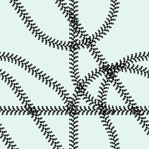 轮胎罩的痕迹，无缝桌面。矢量图图片下载