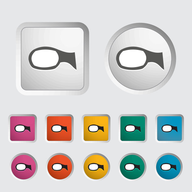 镜子单个图标。图片下载