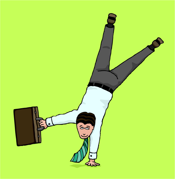 敏捷商人/业务颠倒图片下载