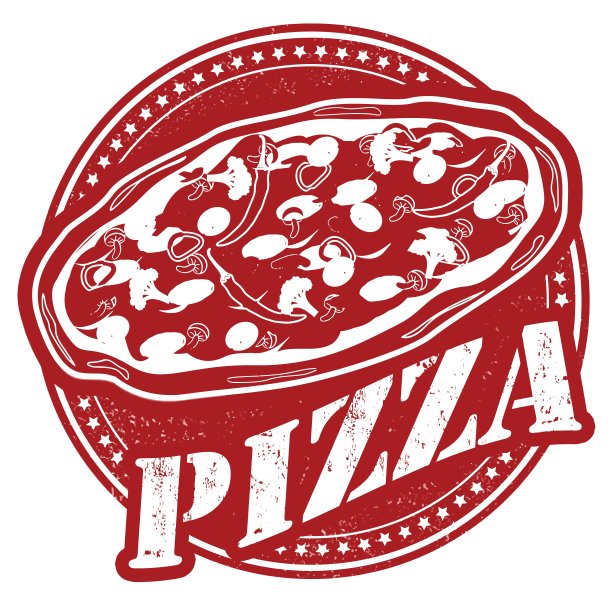 披萨的邮票图片下载