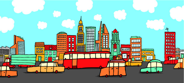 城市交通图片下载