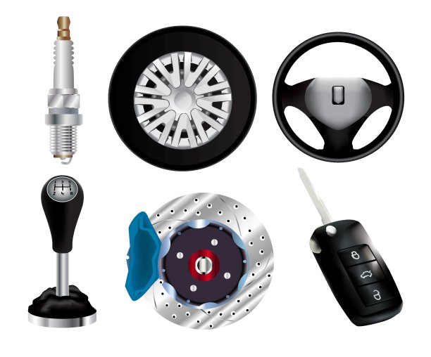 向量汽车零部件图片下载