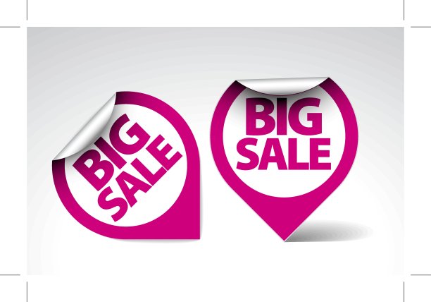 圆形标签/贴纸大销售图片下载