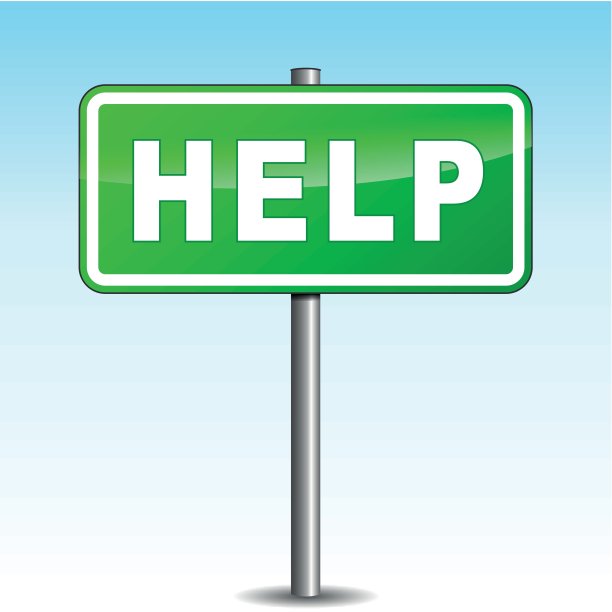 向量帮助路标图片下载